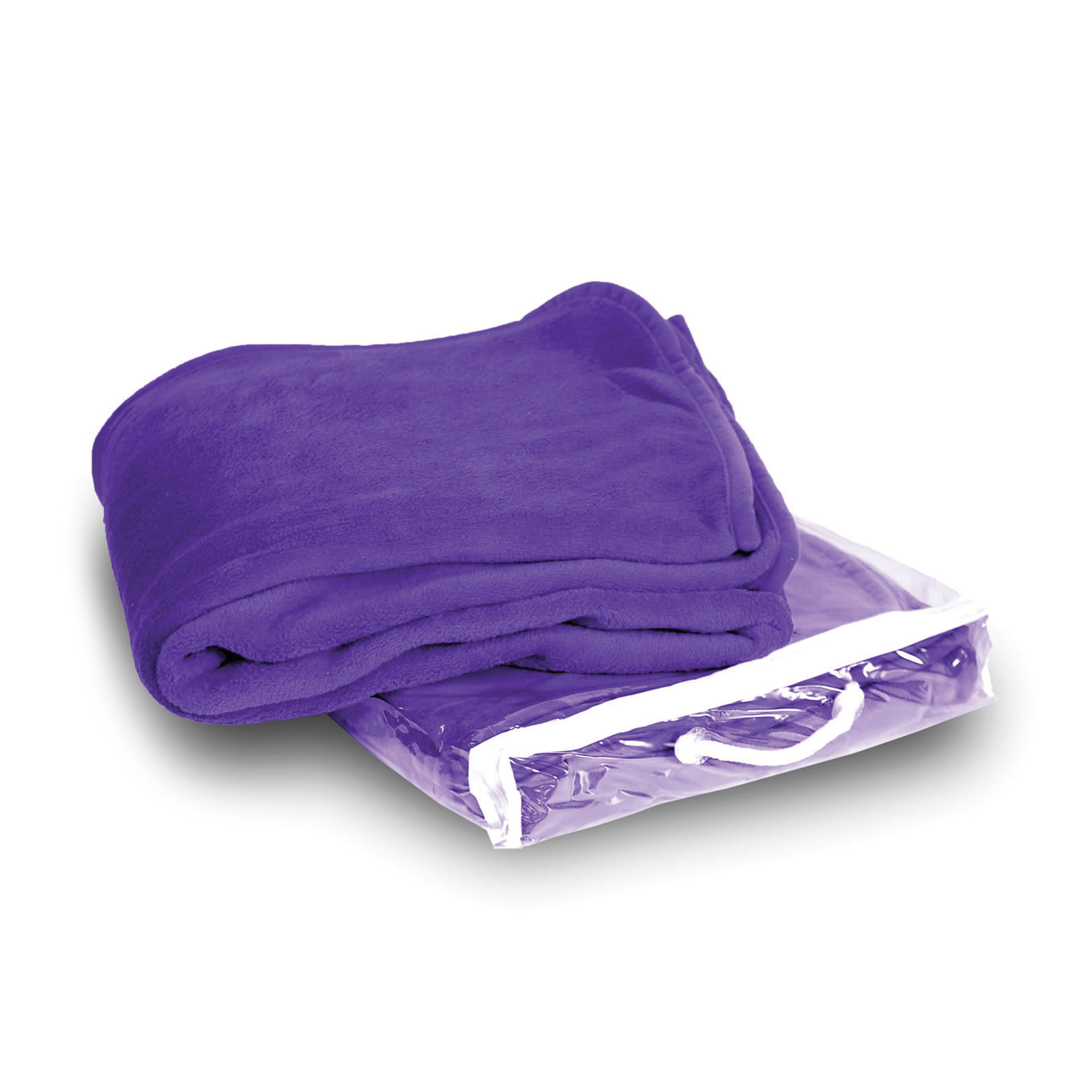 Micro Plush Coral Blanket Purple