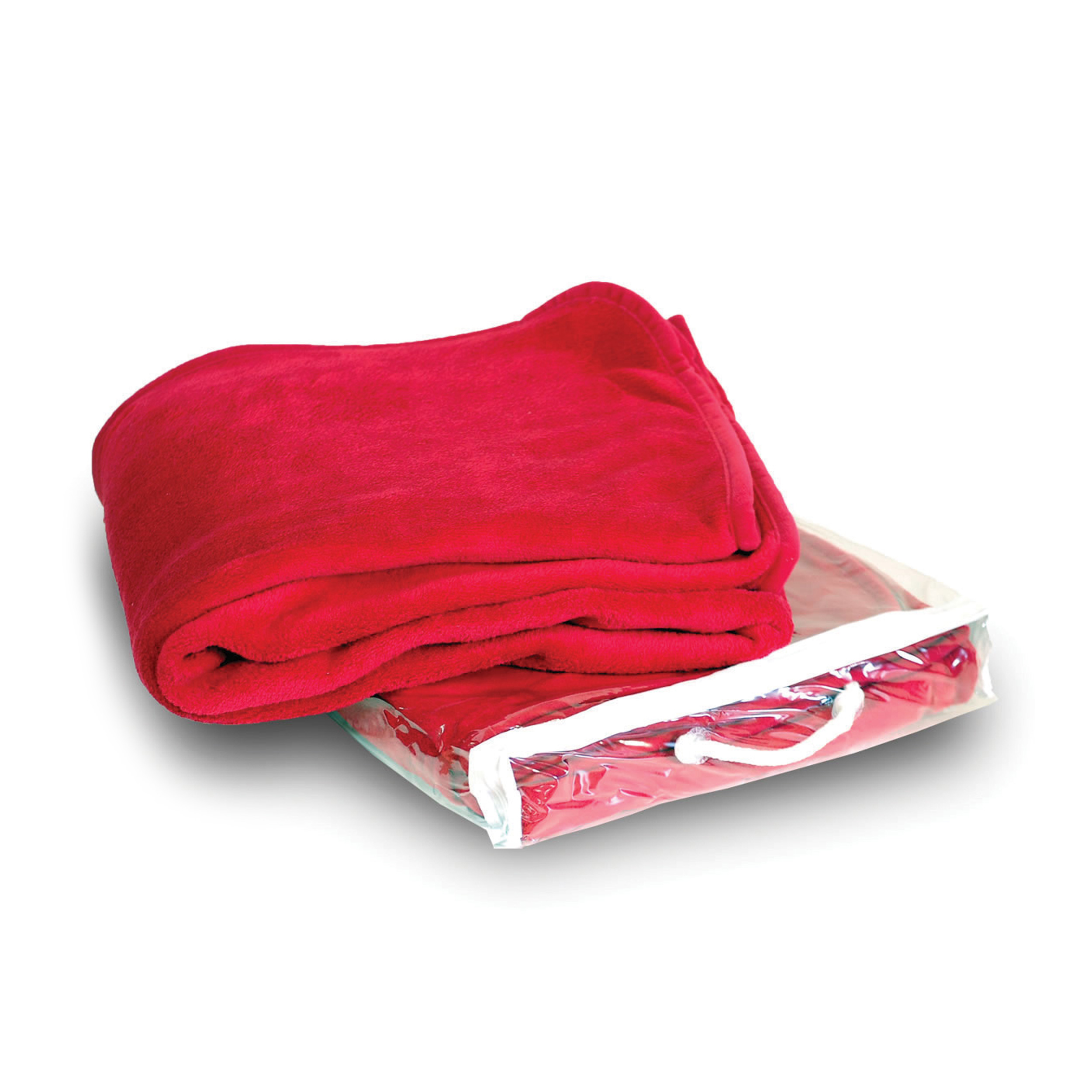 Micro Plush Coral Blanket Red